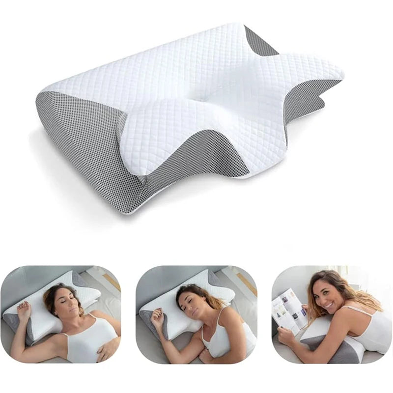 Memory Foam Ergonomisches Kissen, 2 in 1